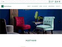 Tablet Screenshot of novitahome.com